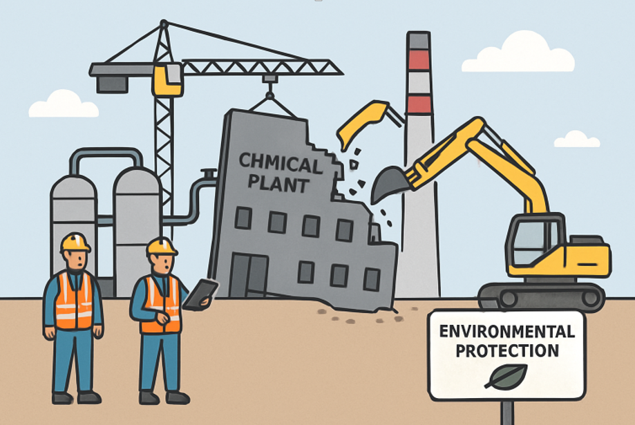 Demolition Process for Chemical Plants and Refineries: A Comprehensive Guide